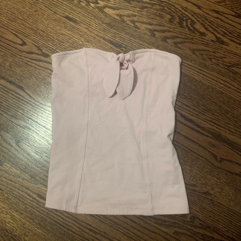 Express Tie Front Tube Top
